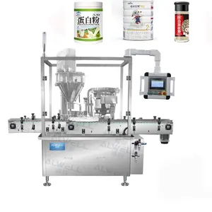 Otomatik baharat tozu şişe dolum makinesi üretim hattı pnömatik dolum makinası paketleme makinesi