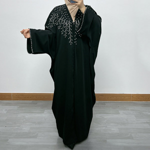 chinese dress ladies Gentle Designer Summer Kuwait Loose Maxi Dress Women's Elegant V-Neck  Batwing Sleeve Print Chiffon Bohemia Long Dresses (Color : Multicolor, Size  : L) : Amazon.co.uk: Fashion main image 1
