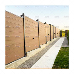 Nhà sản xuất tùy chỉnh 6x8ft WPC riêng tư hàng rào tấm nhiệt được xử lý gỗ ngoài trời Vườn hàng rào 3D mô hình dịch vụ - Product Image 1