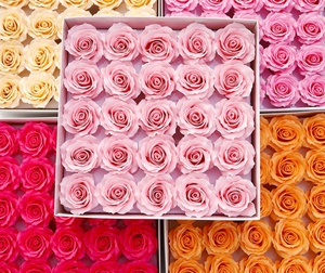 Aierflorist Manta Rose Scented Soap Flower DIY Aroma Simulation Flower Head Gift Bouquet Box Decoration Soap Flower Head - Product Image 4