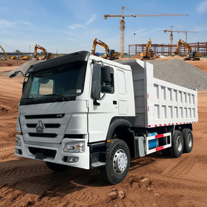 Goedkope fabrieks prijs tweedehands kiepwagens dieselmotor laadvermogen kleur aanpasbaar 6x4 tweedehands kiepwagen - Product Image 5