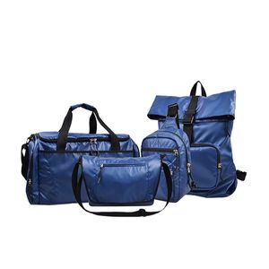 Mochila Impermeable de Poliéster con Diseño de Piedras Color Verde Azulado, Forro de Nailon, Cierre de Cremallera, Estilo Moderno, Brillante, para Equipos de Baile y Animación - Product Image 5