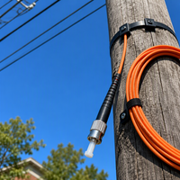 Pasokan Pabrik OM1 62.5/125 Multimode Simplex Fiber Optic Patch Cord ST ke ST