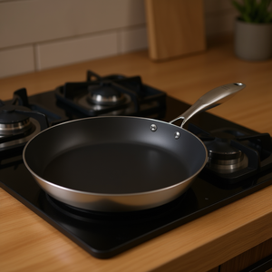 Sartén de Acero Inoxidable Db de 28 cm, Antiadherente, Compatible con Inducción, Diseño Minimalista - Product Image 2