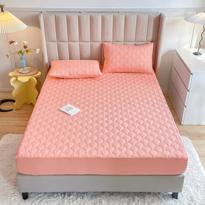 Protector de <span class=keywords><strong>colchón</strong></span> liso al por mayor estilo ajustado cama a prueba de insectos falda <span class=keywords><strong>impermeable</strong></span> algodón paz calidad cubierta <span class=keywords><strong>impermeable</strong></span> adultos 40 - Product Image 1