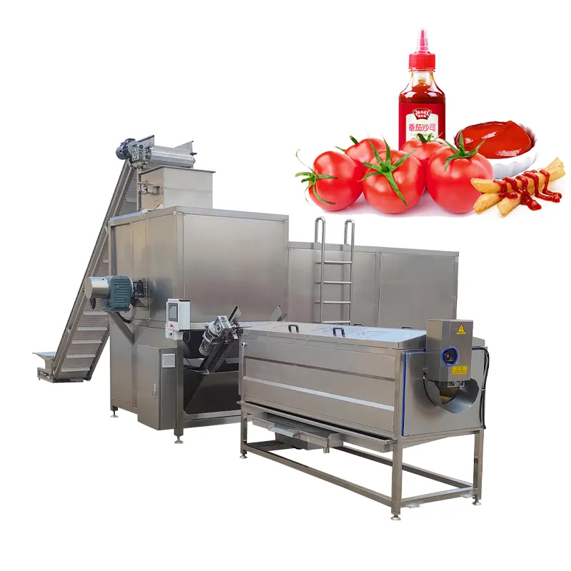감자 카사바 당근 토마토 완전 자동 스팀 필러 식품 생산 기계