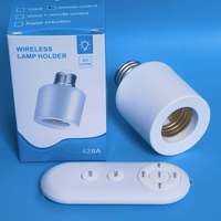 Adaptador de Portalámparas E27 de Alta Calidad con Control Remoto, Interruptores y Temporizadores