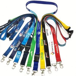 Cadeau promotionnel, porte-badge personnalisé avec logo, porte-carte d'identité, porte-clés, cordon de cou - Product Image 1