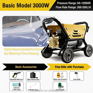 Laveuse de voiture industrielle portable 3000W, moteur à induction sans balais professionnel, nettoyeur haute pression - Product Image 5