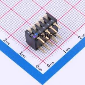 DV-05P DIP Switch Through hole Component (THT) Switch Piano Key 5 2.54mm - Product Image 1