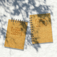 Carnet à spirales A5 avec couverture en PP durable, carnet de notes pour l'école et le bureau