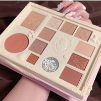 Livres d'ombres à paupières 12 couleurs kit d'ombres à paupières longue durée poudre d'ombres à paupières lâche palette d'ombres à paupières sensuelles avec mon logo vente en gros