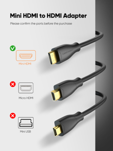 <span class=keywords><strong>Adaptateur</strong></span> Mini <span class=keywords><strong>HDMI</strong></span> vers <span class=keywords><strong>HDMI</strong></span> Cablecreation 4K 60Hz Haute Vitesse Mini <span class=keywords><strong>HDMI</strong></span> 2.0 Mâle vers Femelle Câble Mini <span class=keywords><strong>HDMI</strong></span> - Product Image 5