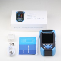 OTDR Portátil 8 en 1, Reflectómetro Óptico en el Dominio del Tiempo de 60 km, 1310/1550 nm, con Fuente de Luz OPM VFL, Probador RJ45, Pantalla LCD de 3.5 Pulgadas