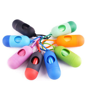 Tas Kotoran Anjing Peliharaan, Dispenser Sendok Koleksi Pemegang Anjing Kucing Anak Anjing Scooper Tas Gulung Kecil Perlengkapan Hewan Peliharaan Bersih Luar Ruangan - Product Image 1