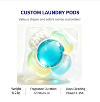 Lessives en capsules pour vêtements foncés, anti-décoloration, sans résidus, boules de lavage pour la fixation des couleurs