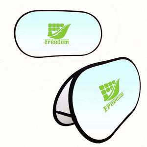 Banner Publicitario Personalizado Ecológico, Portátil, de Tela, Impreso con Serigrafía, Plegable Horizontal para Ferias Comerciales - Product Image 2