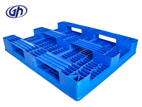En vente grande palette à grille bleue en plastique grands plateaux en plastique plateau en plastique entrepôt