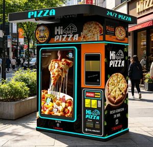 Distributeurs automatiques de pizzas géométriques à vendre : Distributeur de pizzas extérieur discret et entièrement automatique - Product Image 3