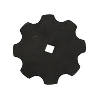 Couteau étoilé robuste / Lame trèfle pour moissonneuse-fourreuse et ensileuse |   Acier haute résistance à l'usure pour la découpe de précision