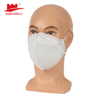 Masque respiratoire pliable FFP3, masque FFP3 pour la poussière de ciment, masque facial de protection anti-poussière et anti-particules FFP3 sans valve