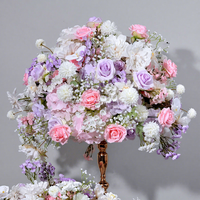 Wunderschöner Hochzeitstisch-Mittelstück-Kranz Künstlicher Blumenball für Event-Arrangement und Dekoration