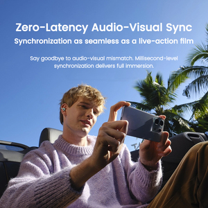 Tai Nghe New Arrival Nhà Máy Giá Ipx4 Thể Thao Không Thấm Nước Tai Nghe Không Dây Bt5.4 Với Hiển Thị Trò Chơi Trong Tai Earbud - Product Image 3