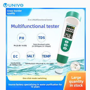 UNIVO taşınabilir 5 1 su kalitesi test kalem pH ölçer EC sıcaklık tuz TDS tuzluluk ölçer modeli UBSS-M51 IP65 nehir/göl/<span class=keywords><strong>Tank</strong></span>/gölet - Product Image 2