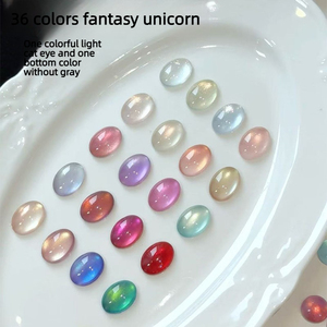 Kit de Manucure Professionnel UV/LED : 36 Couleurs de Vernis Gel Magnétique Effet Œil de Chat Transparent, Nude et Gelée, Soak Off - Product Image 3