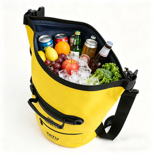 Zaino Impermeabile con Chiusura Roll Top, Borsa Termica Morbida che Funziona Anche Come Sacca Impermeabile per Nautica, Pesca, Kayak, Escursionismo, Spiaggia e Campeggio - Product Image 4