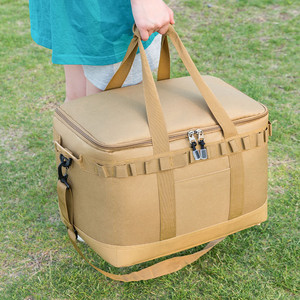 <b>Camping</b> <b>Storage</b> Bag 36L Tactical Utility Tote Bag <b>Camping</b> Cookware Organizer Trunk Organizer with Shoulder Strap - Product Image 4
