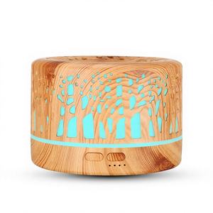 Difusor de Aroma con Diseño de Madera, 700 ml, Tipo Niebla Eléctrica, con Temporizador, para Uso Doméstico y Comercial - Product Image 3