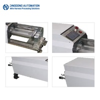 Machine à dénuder les câbles automatique grand diamètre Dinggong DG-XB-300, dénudeur de gaine de câble à lame rotative 10-50mm 0-280mm, système PLC