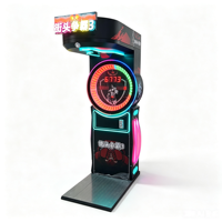 Machine de test de force de boxe commerciale à monnayeur, équipement d'arcade dynamique lumineux pour salles de jeux