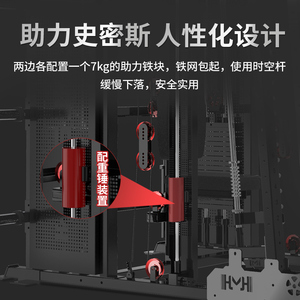 Máy tập đa năng Smith Machine thương mại, thiết bị phòng tập thể hình, cáp kéo chéo, sản phẩm mới năm 2025, bán tại nhà máy - Product Image 2