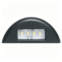 Éclairage de plaque d'immatriculation LED, lumière de plaque d'immatriculation LED 10-30V LED pour camions et remorques 12-24V