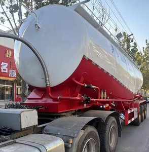 Semi-remorque citerne à eau de 45000 L à 3 essieux de haute qualité, vente directe usine, pour le transport de liquides, d'huiles et de carburant diesel - Product Image 1