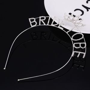 Sparkling Rhinestone Elegant Crown Hair Accessories Wedding <b>Party</b> <b>Headband</b> for Women Bridal Shower - Product Image 3