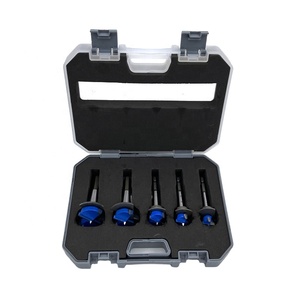 Bộ 5 Mũi Khoan Forstner Chuôi Lục Giác 15-35Mm <span class=keywords><strong>D</strong></span>ụng Cụ Chế Biến Gỗ - Product Image 1