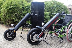 Handbike puissant de 800 W 48 V pour fauteuil roulant, roue tout-terrain de 16 pouces avec batterie longue portée de 12 Ah - Product Image 4