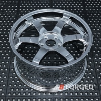 Penjualan Terbaik Triple Chrome Volk Racing Te37 Saga SL Ultra 6061-T6 aluminium Aloi piringan dalam roda tempa