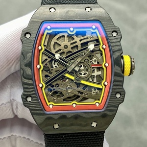 Top Quality Luxury Men's Business Watch Ultra-thin Tourbillon Mechanical Barrel Shape Hollow Out Men's Watch - Product Image 6