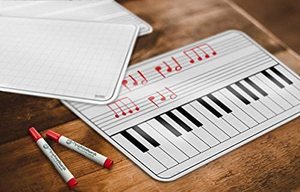 Tableau blanc de <span class=keywords><strong>partitions</strong></span> de <span class=keywords><strong>piano</strong></span> portable-Tableau magnétique double face pour musiciens, enseignants et étudiants - Product Image 4