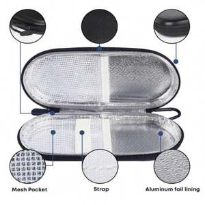 Custom Print Waterproof <b>Hard</b> <b>Shell</b> Eva Medical Kit Travel Protective Ice <b>case</b> Insulin Cooler Bag - Product Image 3