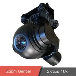 Cámara con Gimbal Q10N para Dron, Cámara con Zoom Pequeño de 10x para Quadcopter, VTOL, UAV de Ala Fija, Gimbal de 3 Ejes sin Escobillas, Autoestabilizable - Product Image 5