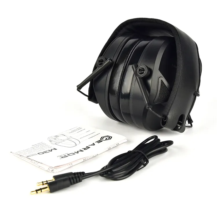 Earmor M30 Professionイヤホンスポーツシューティング電子聴覚プロテクター、AUX入力付き産業用睡眠アンチノイズ