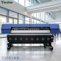 Impresora de Sublimación Profesional de 1.8 Metros con 2 Cabezales Epson I3200-A1, Máquina de Transferencia de Calor para Pancartas Exteriores, Plotter Textil Yinstar