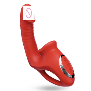 Vibrador Telescópico con Succión y Lengua para Mujeres, con Varilla de Masaje con Calor, Juguetes Sexuales para Adultos - Product Image 3