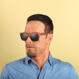 Cổ điển Retro GỖ Kính mát thân thiện với môi tre kính tùy chỉnh logo thời trang gương OEM mùa xuân khung phong cách - Product Image 2