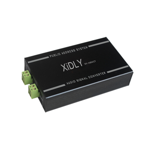 Durable Aluminum Alloy Digital Audio Signal Converter 100V for Public Address Systems